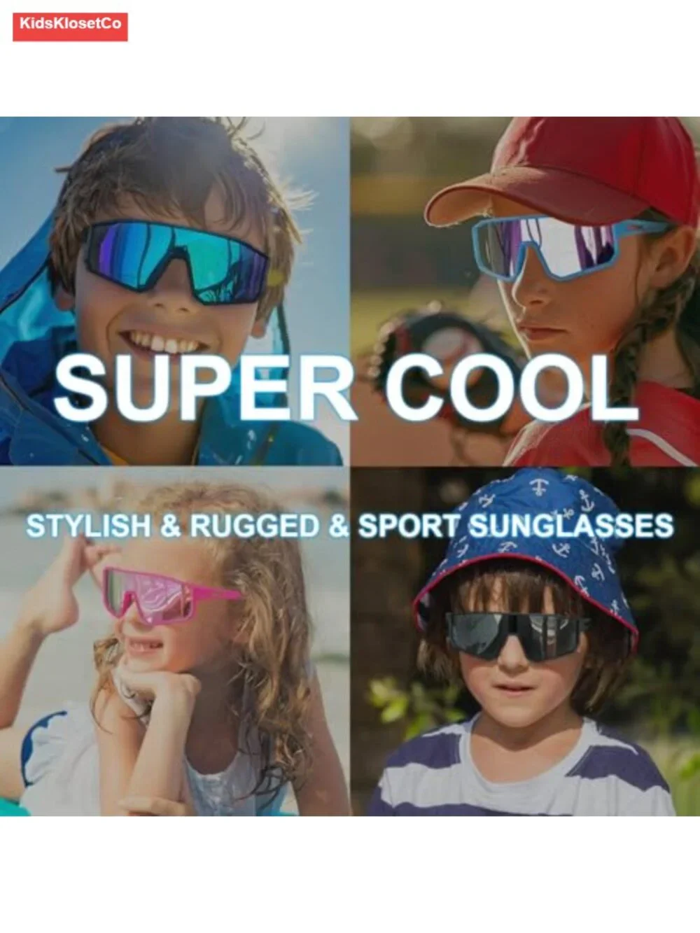 3PK Youth Sports Sunglasses UV400 Protection Baseball Cycling Goggles